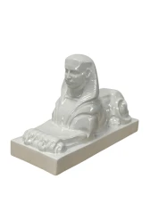 1920s Ceramic Sculpture of a Sphinx by Charles Vos for De Spinx Maastricht